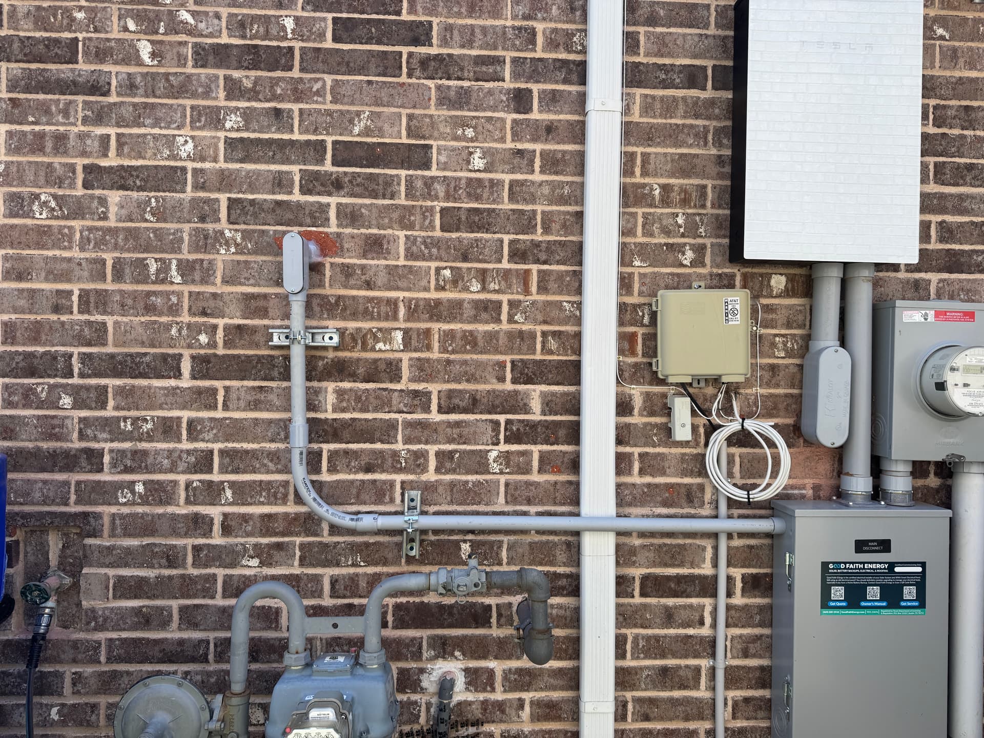 Tesla EV Charger Installed by Galev Electric in Prosper TX