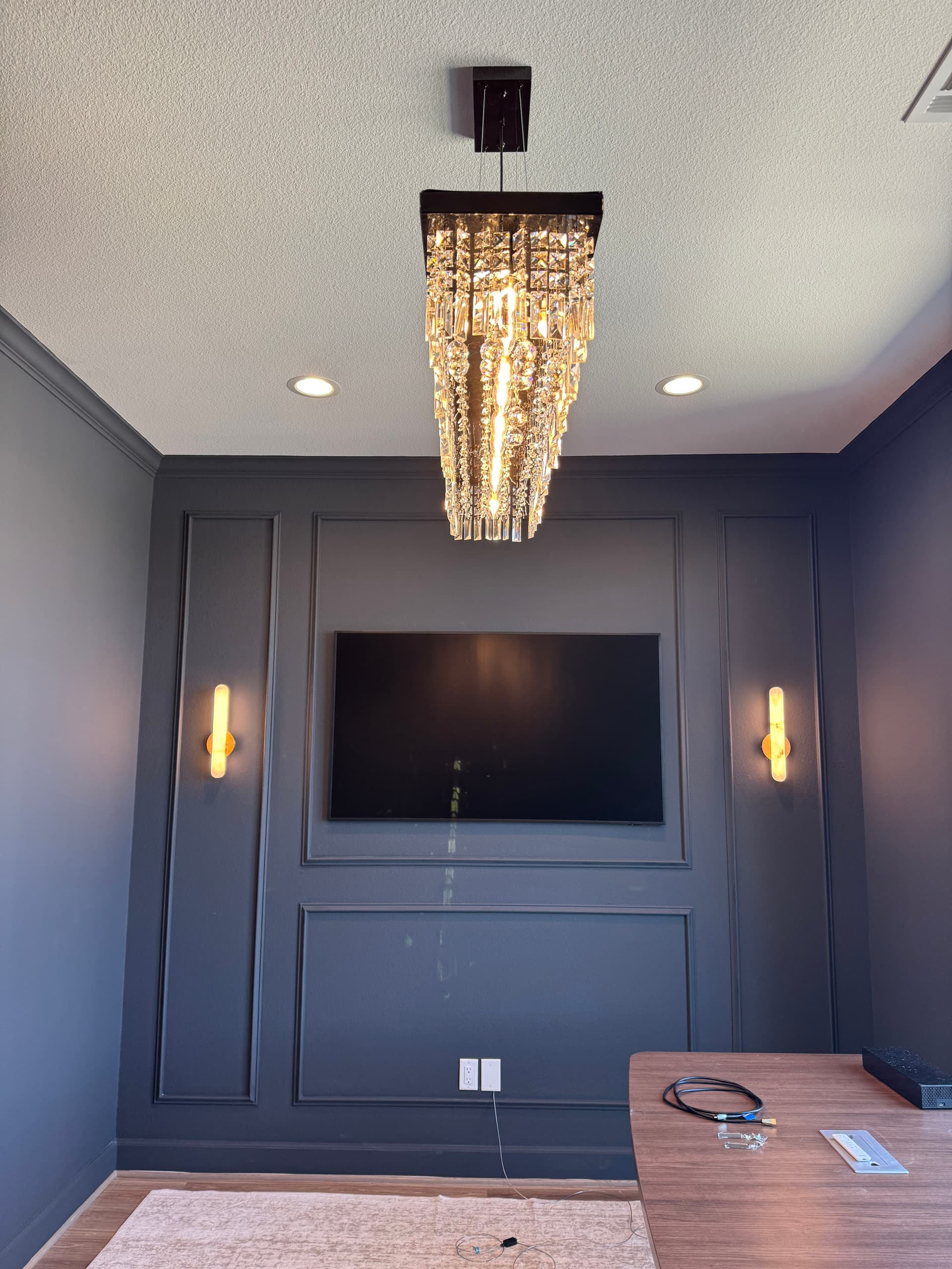 Gallery photos for Crystal Chandelier and Custom Lighting Installation in Prosper TX: Image #1