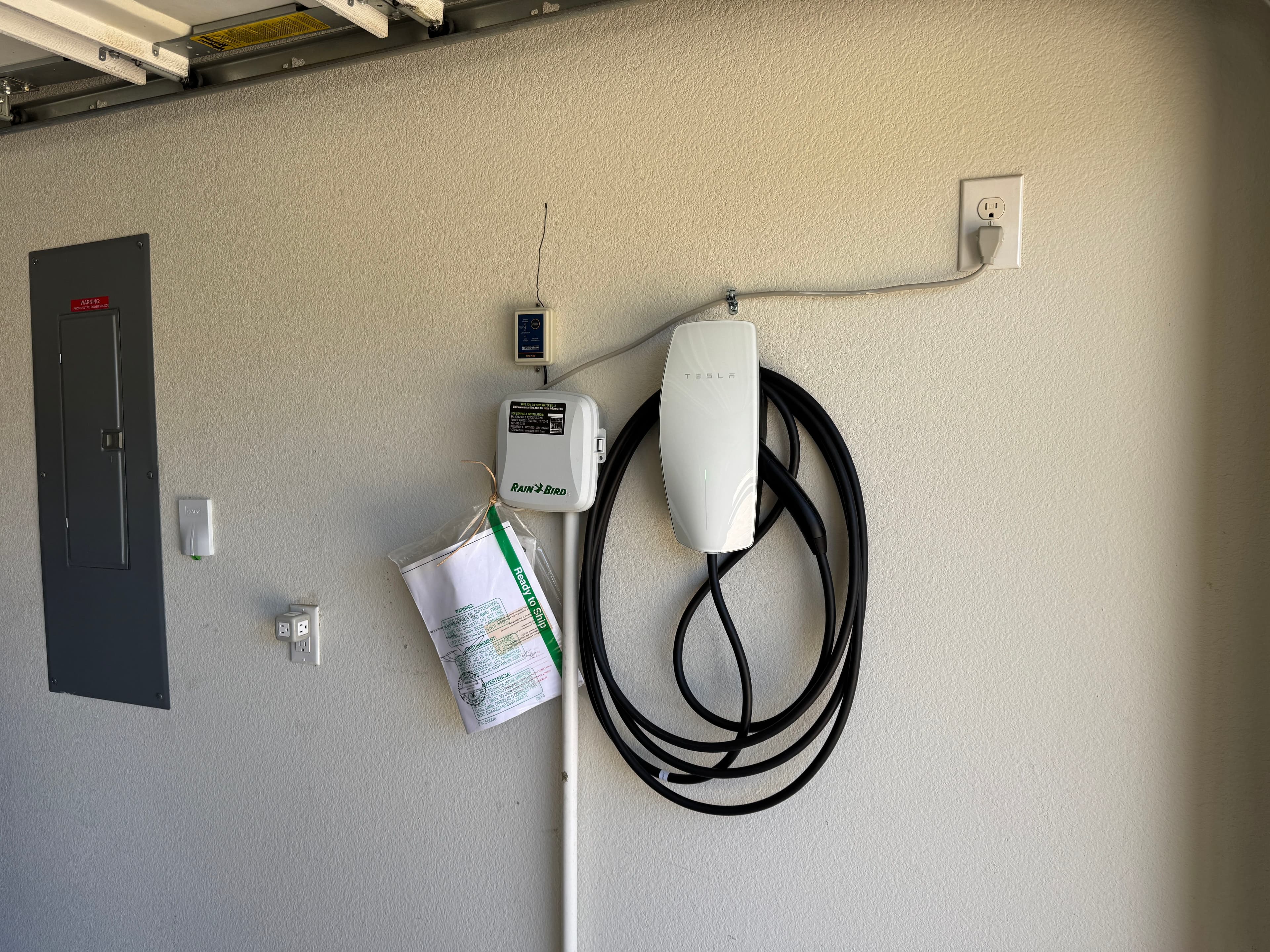 Project Tesla EV Charger Installed by Galev Electric in Prosper TX image