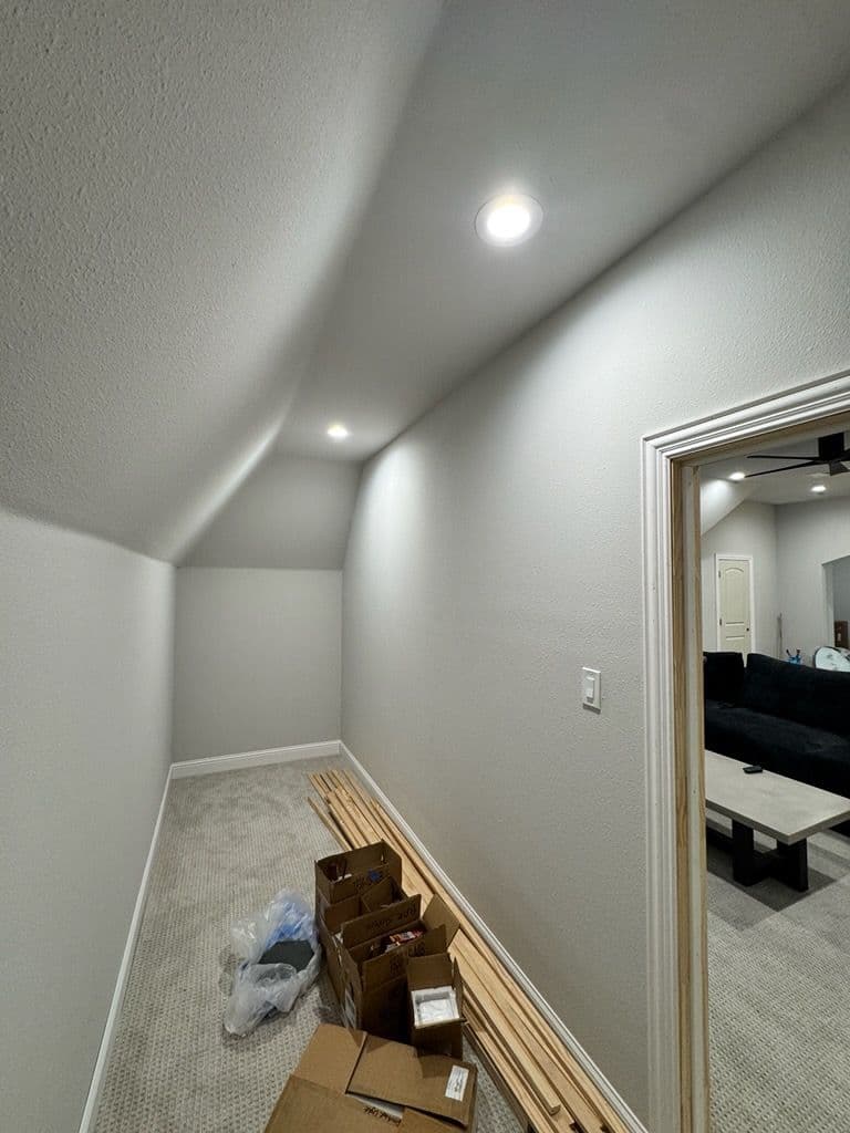 Lighting Transformation in a Cozy Space