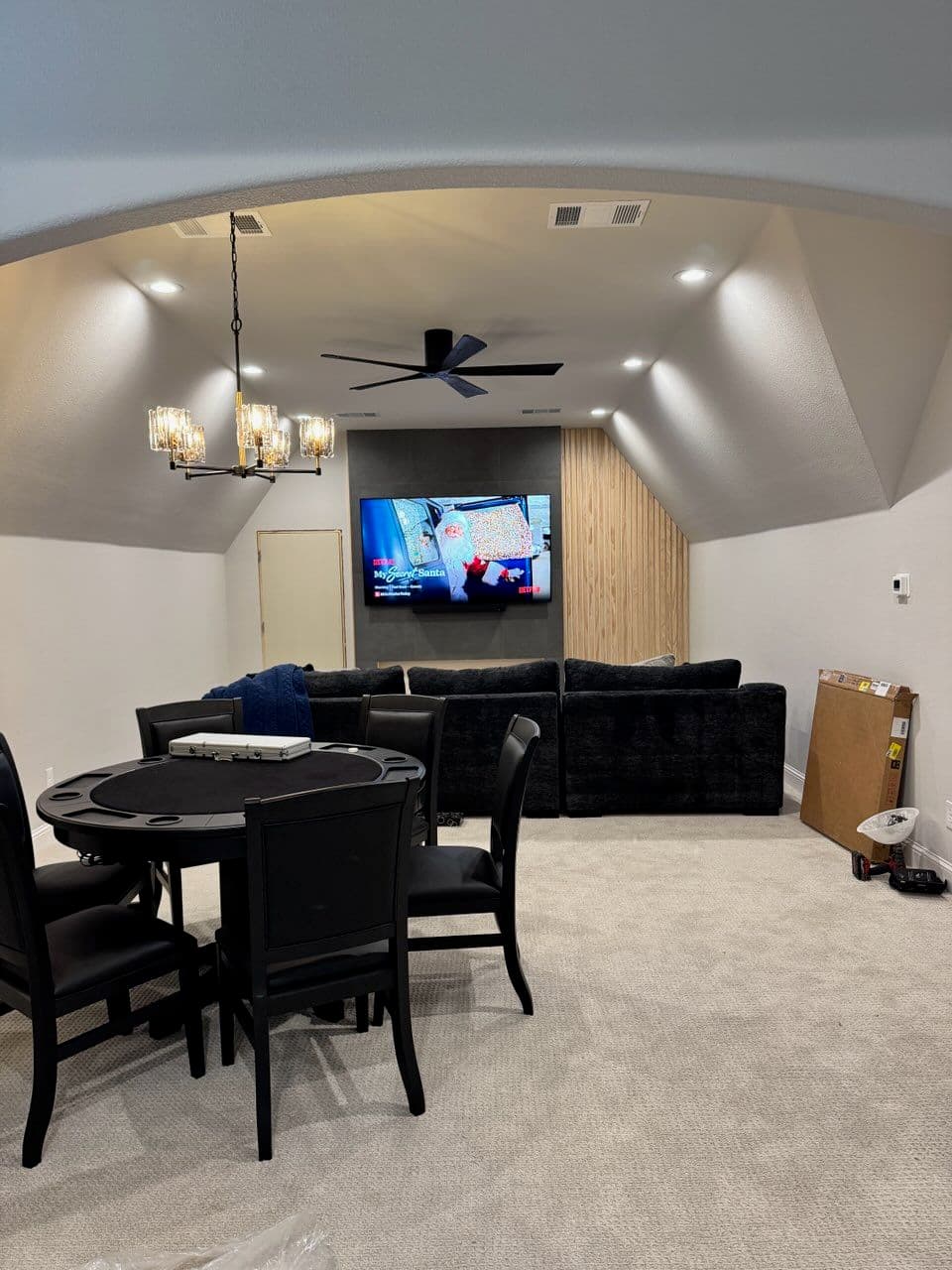 Lighting Transformation in a Cozy Space