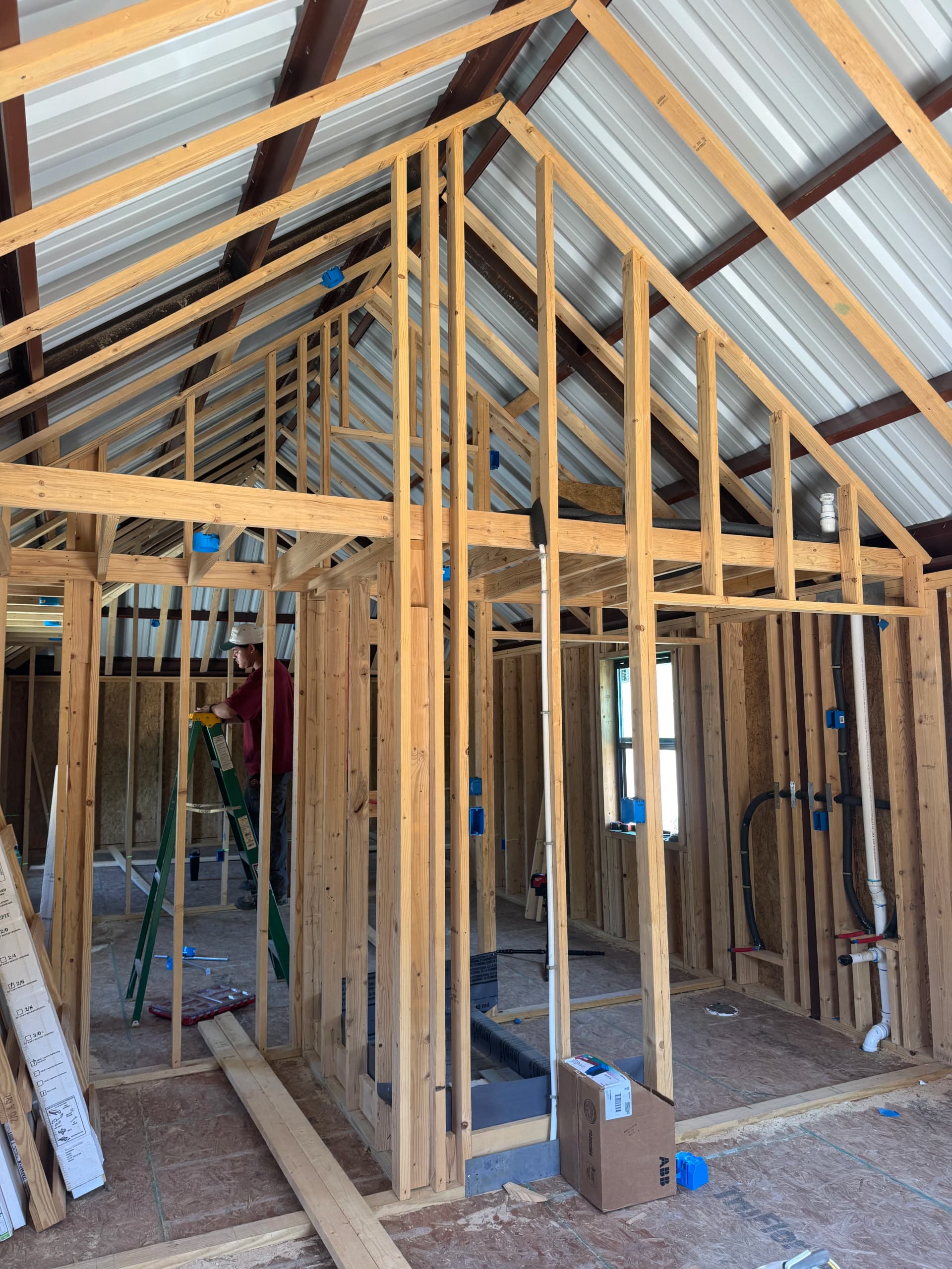 Gallery photos for Custom Farmhouse Electrical Rough-In Underway in Celina TX: Image #3