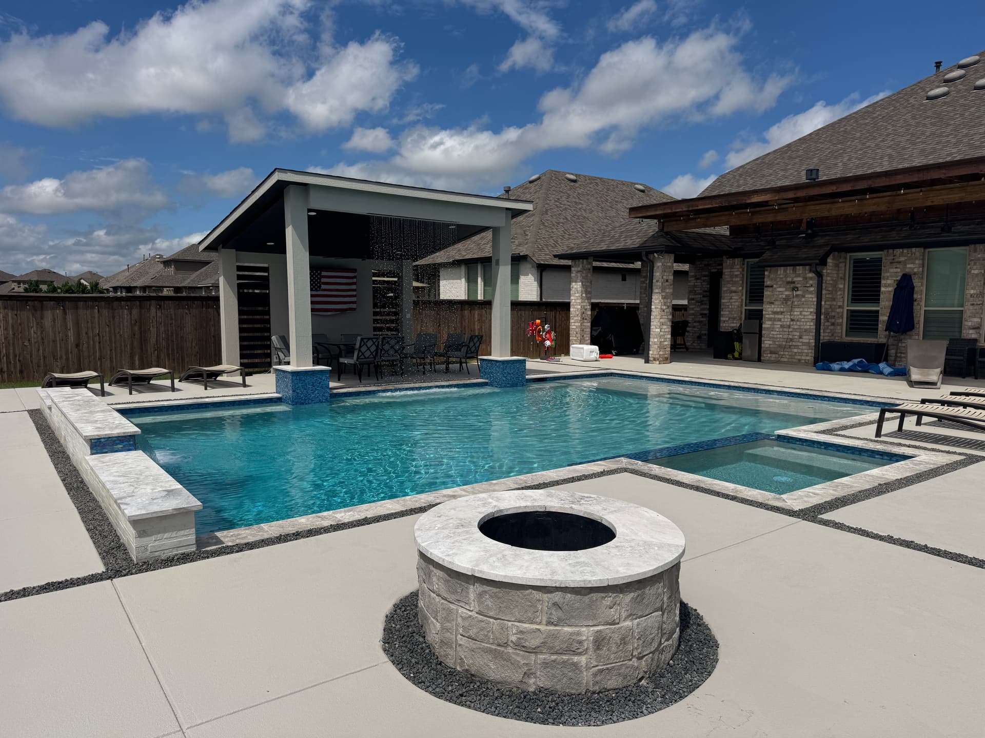 Gallery photos for Pool and Pergola Electrical Wiring for a Full Backyard Build: Image #1