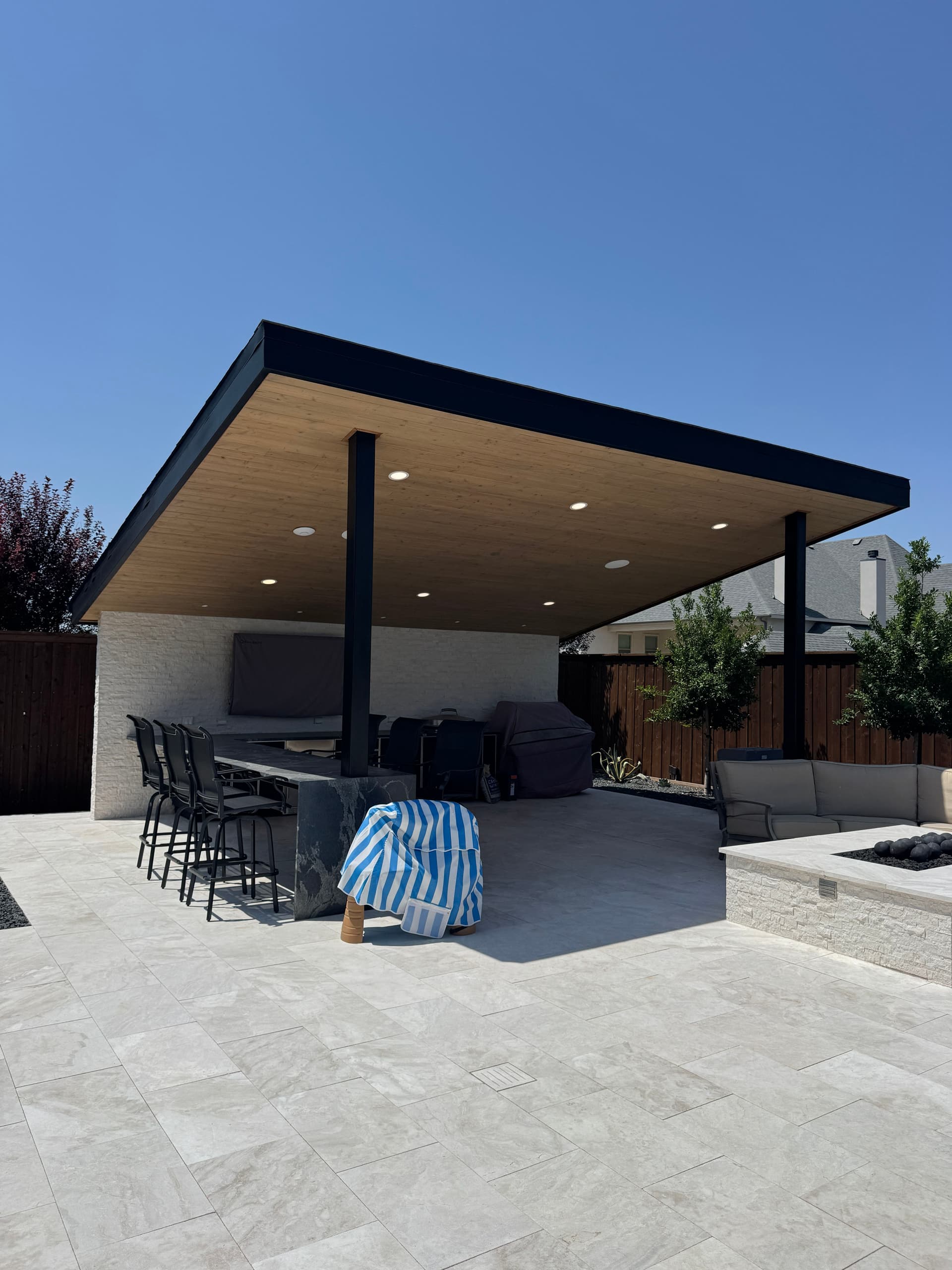Gallery photos for Full Outdoor Living Electrical Install in Prosper TX: Image #3