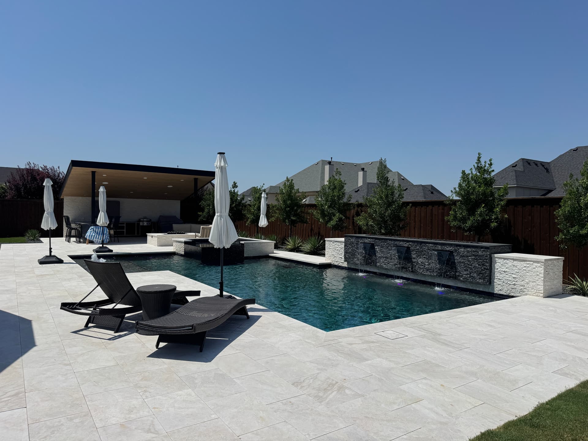 Gallery photos for Full Outdoor Living Electrical Install in Prosper TX: Image #2