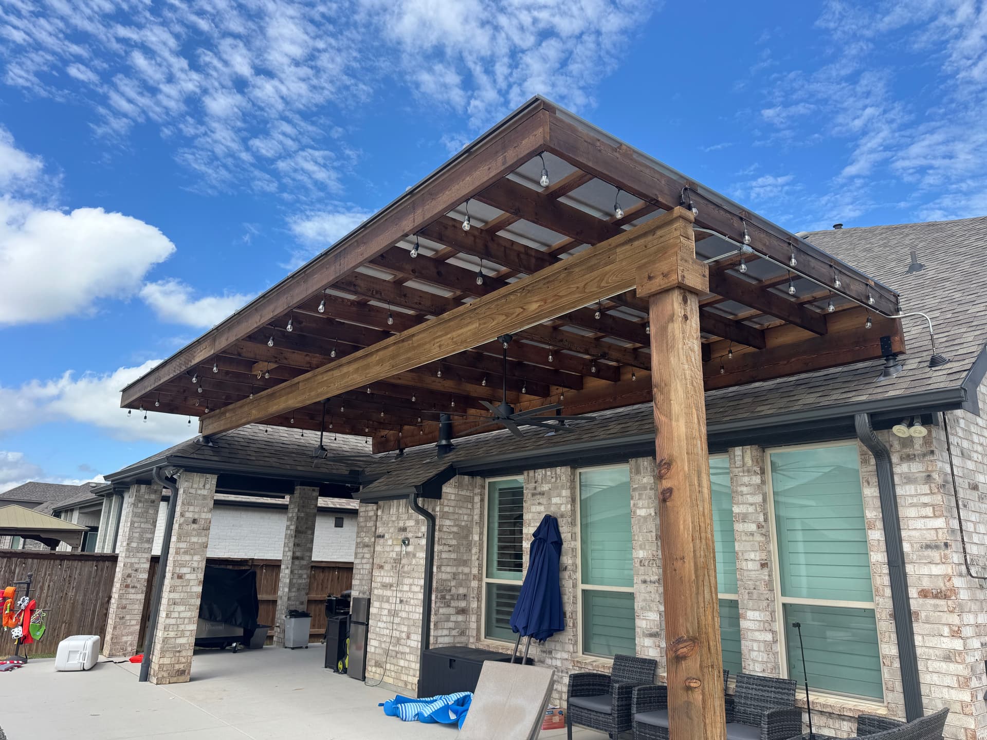 Gallery photos for Pool and Pergola Electrical Wiring for a Full Backyard Build: Image #2
